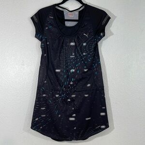 PUMA Complete Sport Lifestyle Athletic Running Dress Reflective Short Sleeve M